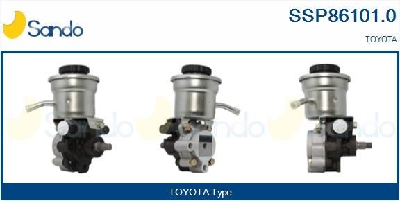 SANDO Power steering pump SSP86101.0 SANDO SSP86101.0 Toyota Corolla E11 Estate hydraulic pump steering system replacement