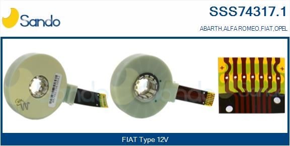 SANDO Αισθητ. γωνίας κλίσης τιμονιού SSS74317.1 SSS74317.1 Αισθητήρας γωνίας κλίσης τιμονιού SANDO KIA PICANTO