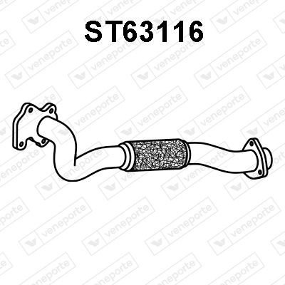 VENEPORTE Tuyau d'échappement ST63116 ST63116 VENEPORTE Tuyaux d'échappement Seat pas cher