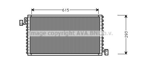 PRASCO Condenseur, climatisation SU5025 PRASCO Radiateur de clim SUBARU SU5025