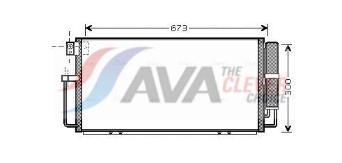 AVA COOLING SYSTEMS Kondensor, klimatanläggning SU5064D AVA COOLING SYSTEMS SU5064D AC-kondensor Subaru Impreza GD original