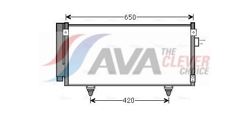 AVA COOLING SYSTEMS Condenseur, climatisation SU5077D SU5077D Condenseur de clim SUBARU OUTBACK AVA COOLING SYSTEMS