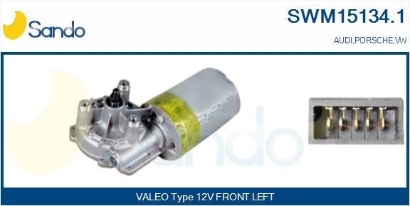 SANDO Wiper motor SWM15134.1 SANDO SWM15134.1 Audi 100 C3 wiper motor replacement
