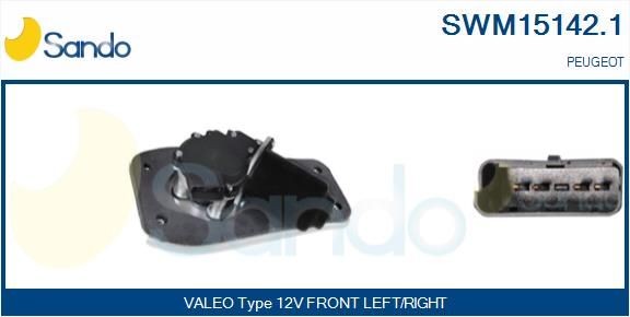 SANDO Scheibenwischermotor SWM15142.1 SWM15142.1 Heckscheibenwischermotor PEUGEOT BIPPER SANDO kaufen