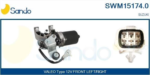 Ruitenwissermotor SANDO SWM15174.0 SANDO SWM15174.0: Wissermotor Suzuki SWIFT 2005