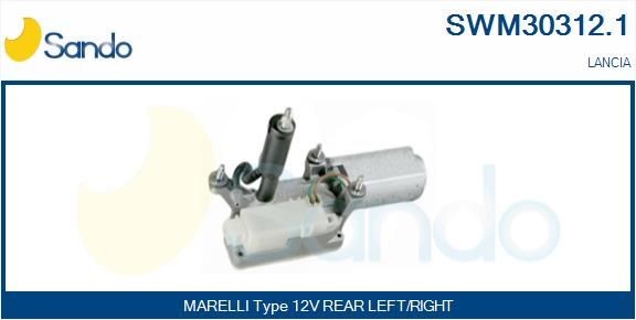 SANDO Viskermotor SWM30312.1 SANDO Vinduesvisker motor LANCIA SWM30312.1