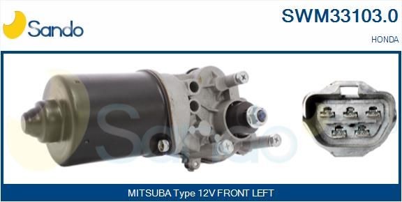 Pesuri mootor SANDO SWM33103.0 SANDO SWM33103.0: Klaasipuhasti mootor Honda CIVIC 2013