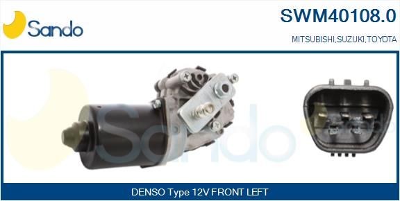Scheibenwischermotor SANDO SWM40108.0 SANDO SWM40108.0: Wischermotor Mitsubishi OUTLANDER 2004