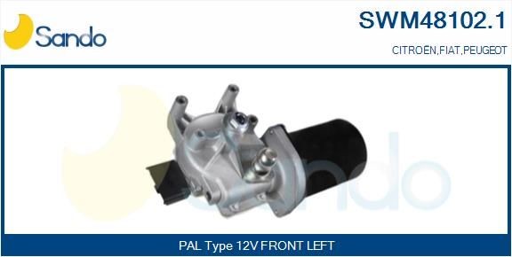 SANDO Vindrutetorkarmotor SWM48102.1 SWM48102.1 Torkarmotor SANDO CITROЁN XANTIA