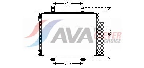 AVA COOLING SYSTEMS Kondensator, klimaanlegg SZ5133D AC kondensator AVA COOLING SYSTEMS SUZUKI SZ5133D