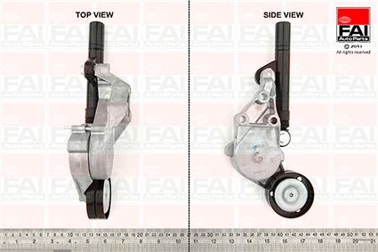 FAI AutoParts Tensor, correia trapezoidal estriada T1004 Tensor da correia FAI AutoParts VW T1004