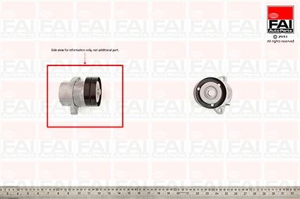FAI AutoParts Spanarm, v-riem T1009 T1009 Riemspanner OPEL MERIVA FAI AutoParts
