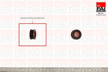 FAI AutoParts Galoppino guidacinghia, cinghia Poly-V T1032 T1032 Galoppino MITSUBISHI FAI AutoParts costo