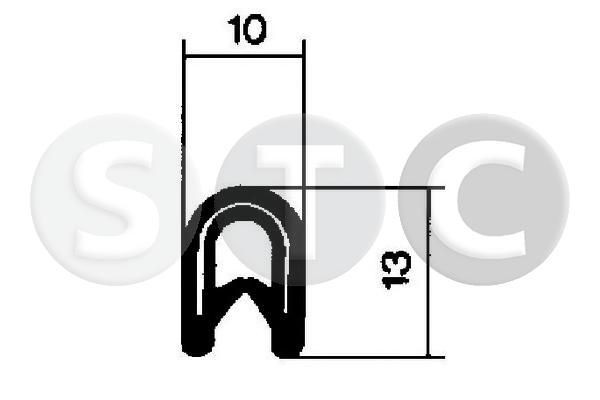 STC Junta vedante da porta T400605 Borrachas para portas STC LUPO T400605 baratos