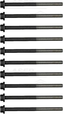 GLASER Jeu de boulons de culasse de cylindre T40682-00 T40682-00 Vis de culasse GLASER FORD USA ECONOLINE