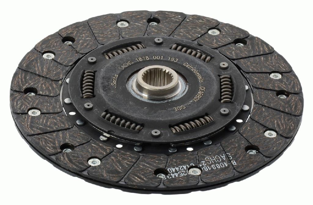 SACHS Δίσκος συμπλέκτη 1878 001 193 Δίσκος συμπλέκτη SACHS Skoda FABIA 1878 001 193