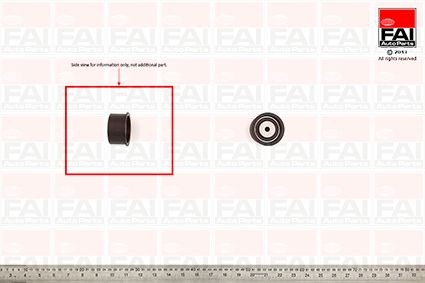 FAI AutoParts Geleiderol, distributieriem T9259 Opel ASTRA Geleide rol / omdraairol getande riem FAI AutoParts T9259