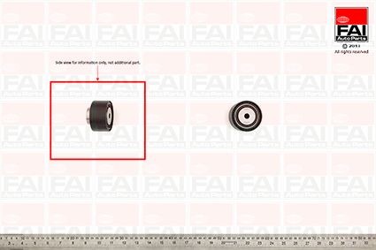 FAI AutoParts Geleiderol, distributieriem T9271 Geleide rol / omdraairol getande riem FAI AutoParts FOCUS T9271 goedkoop