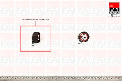 FAI AutoParts Strammehjul, registerreim T9298 Strammerull, tannrem FAI AutoParts Fiat MAREA T9298