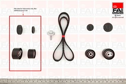 FAI AutoParts Napínacia kladka ozubeného remeňa T9316 Napínacia kladka ozubeného remeňa FAI AutoParts 5 T9316 lacné