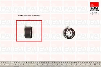 FAI AutoParts Spanrol, distributieriem T9386 Spanrol, tandriem FAI AutoParts UNO T9386 goedkoop