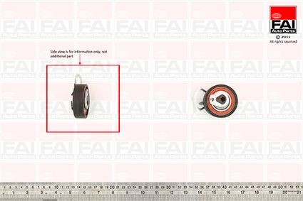 FAI AutoParts Galet tendeur de courroie de distribution T9509 Galet tendeur de courroie de distribution FAI AutoParts SUPERB T9509 pas cher
