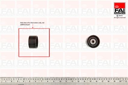 FAI AutoParts Løpehjul T9775 Styrerulle-kilerem tannrem JAGUAR FAI AutoParts T9775