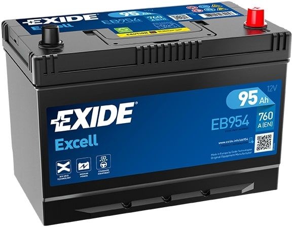 Batteri TUDOR TB954 TUDOR TB954 Bilbatteri Start-Stopp Kia K2500 2006