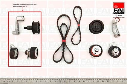 FAI AutoParts Kamremssats TBK160 TBK160 FAI AutoParts Kuggrem Skoda