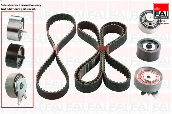 FAI AutoParts Distributieriem set TBK336 TBK336 Distributieriem FAI AutoParts SKODA YETI