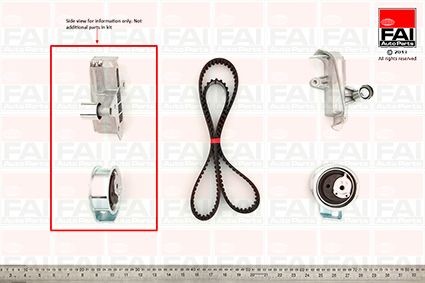 FAI AutoParts Tandremssæt TBK385 TBK385 Tandremssæt FAI AutoParts AUDI TT