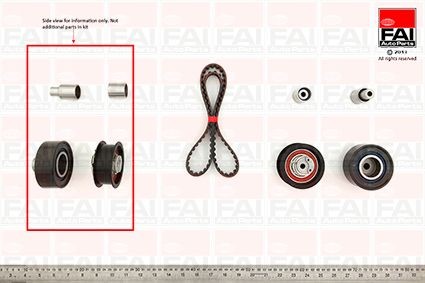 FAI AutoParts Sada ozubeného remeňa TBK416 Sada rozvodového remeňa FAI AutoParts Hyundai H350 TBK416