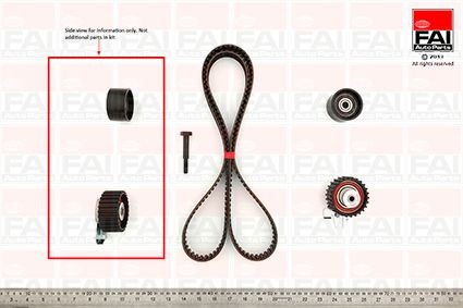FAI AutoParts Distributieriem set TBK433 Fiat DUCATO Distributiesnaar FAI AutoParts TBK433