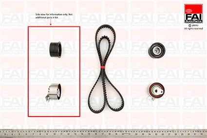 FAI AutoParts Kit cinghia di distribuzione TBK435 TBK435 Kit cinghia di distribuzione OPEL MERIVA FAI AutoParts costo
