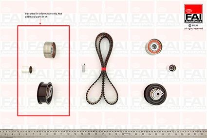 FAI AutoParts Registerreimsett TBK456 Tannreim FAI AutoParts Audi A4 TBK456