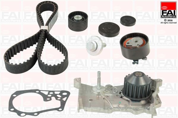 FAI AutoParts Bomba de água + kit de correia dentada TBK460-6609 Jogo de correias dentadas RENAULT FAI AutoParts TBK460-6609
