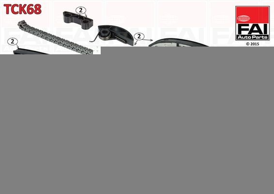 FAI AutoParts Kit cinghia di distribuzione TBK480 TBK480 Cinghia dentata FAI AutoParts Peugeot