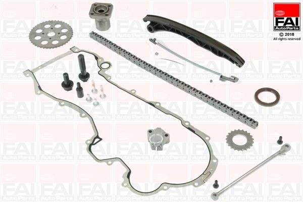 FAI AutoParts Bomba de água + kit de correia dentada TBK484-6123 Kit de distribuição RENAULT FAI AutoParts TBK484-6123