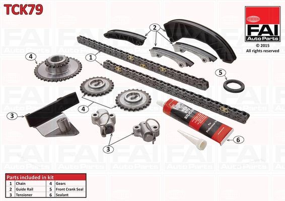 FAI AutoParts Sada ozubeného remeňa TBK499 Sada rozvodov FAI AutoParts YETI TBK499 lacné