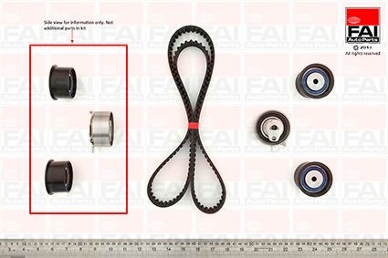FAI AutoParts Zobsiksnas komplekts TBK54 Zobsiksna FAI AutoParts Opel MOVANO TBK54