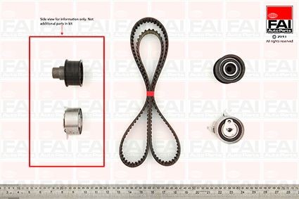 FAI AutoParts Kit cinghia di distribuzione TBK56 TBK56 Kit cinghia di distribuzione FAI AutoParts OPEL MERIVA costo