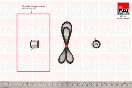 FAI AutoParts Kamremssats TBK61 TBK61 FAI AutoParts kuggrem CHEVROLET CAPTIVA