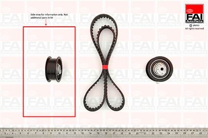 FAI AutoParts Distributieriem set TBK96 Smart CABRIO Distributieriem set FAI AutoParts TBK96