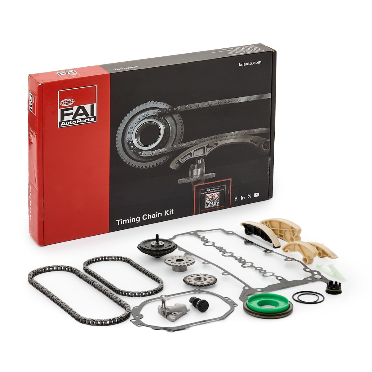 FAI AutoParts Sadales vārpstas piedziņas ķēdes komplekts TCK6ST FAI AutoParts TCK6ST Sadales vārpstas piedziņas ķēdes komplekts New Yorker Sedan cena