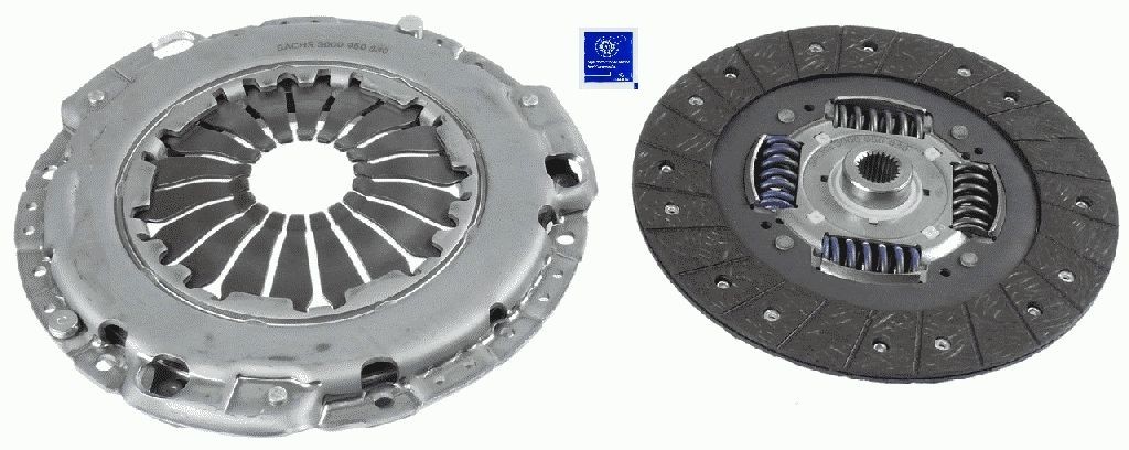SACHS Kopplingssats 3000 950 630 SACHS 3000 950 630 Kopplingssats MERCEDES-BENZ B-klass (W245) B 180 (245.232) 116 hk 2009