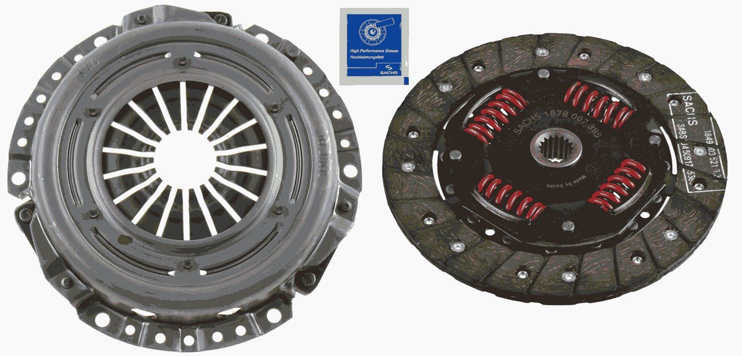 Kit d'embrayage SACHS 3000 951 294 SACHS 3000 951 294 Kit d'embrayage complet Ford FIESTA 2000