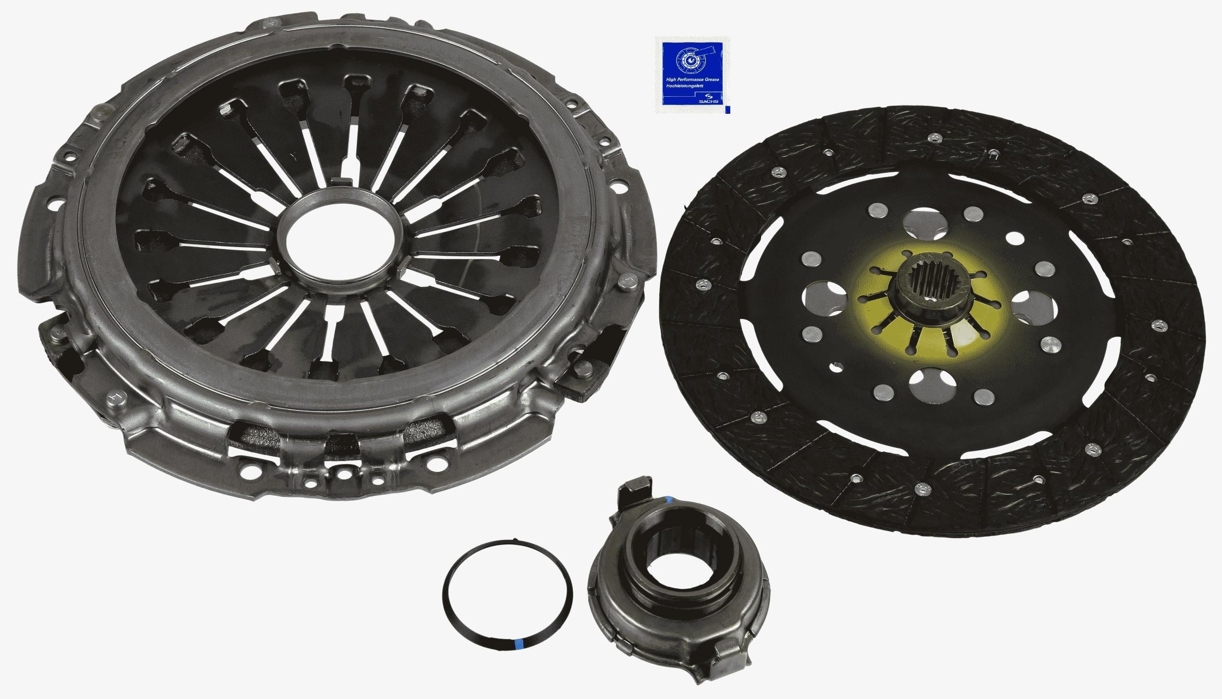 SACHS Kopplingssats 3000 951 321 SACHS 3000 951 321 Kopplingssats ALFA ROMEO 166 (936) 2.4 JTD (936A2B__) 140 hk 2004