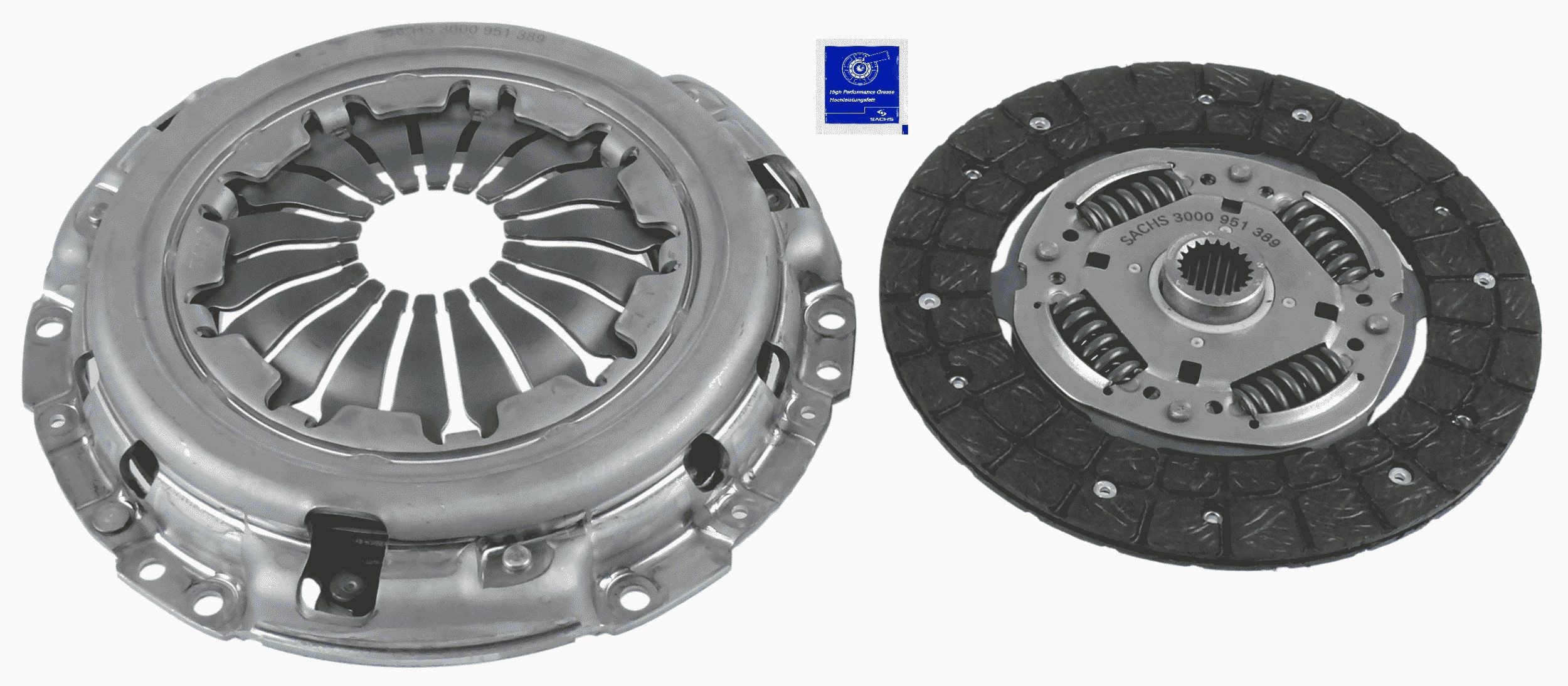 SACHS Sidurikomplekt 3000 951 389 Sportsidur Toyota ZRT27, ADT27 3000 951 389 SACHS