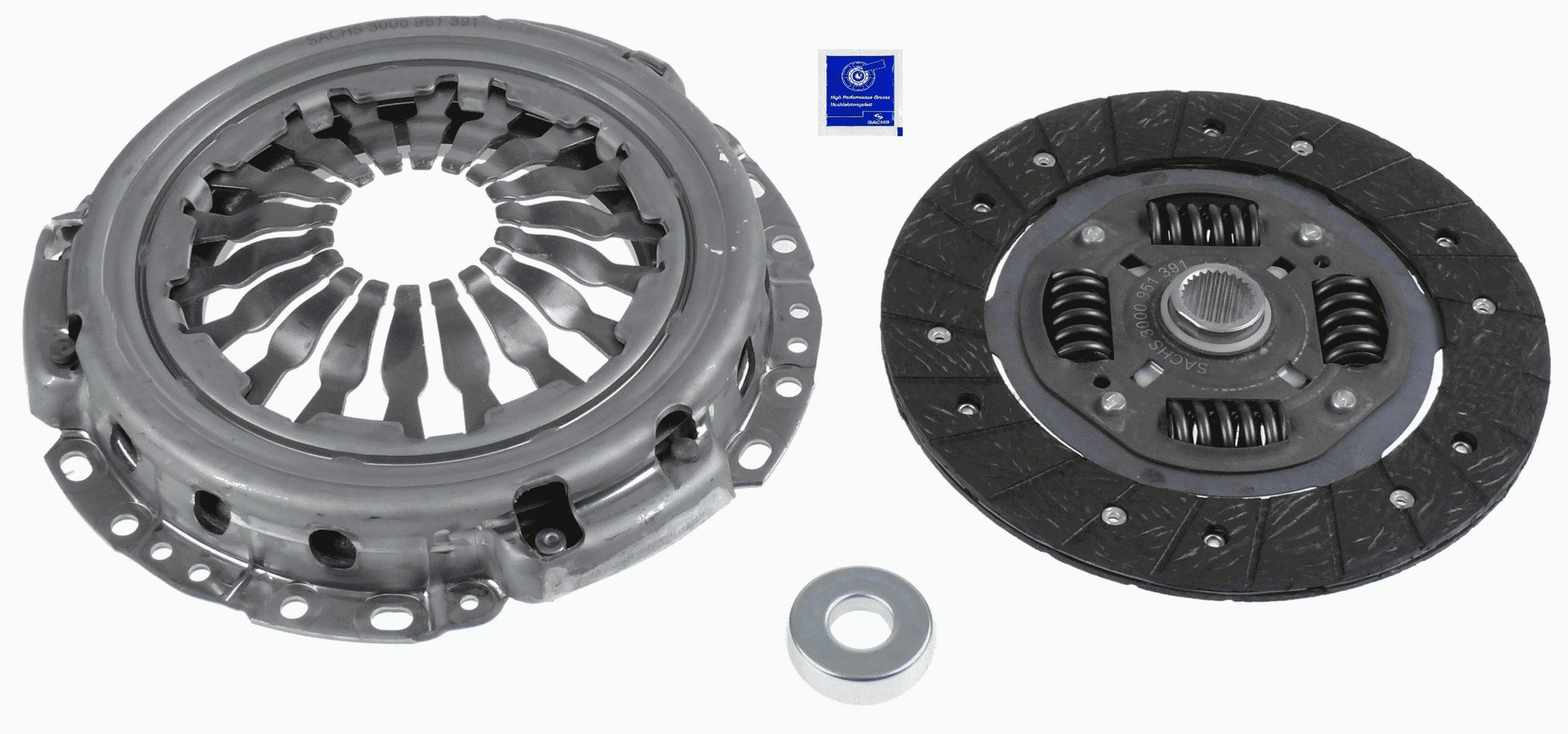 Sajūga komplekts SACHS 3000 951 391 SACHS 3000 951 391: Sajūga komplekts Renault TWINGO 2020