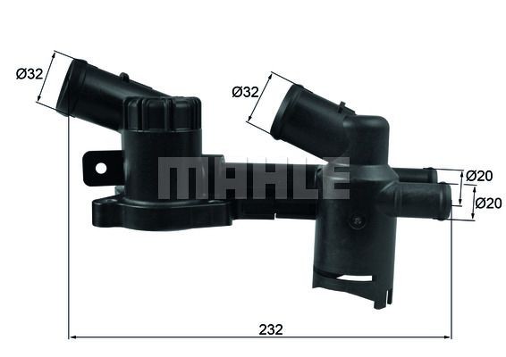 BEHR THERMOT-TRONIK Termóstato, líquido de refrigeração TH 52 TH 52 Termóstato líquido de refrigeração VW 1500/1600 BEHR THERMOT-TRONIK